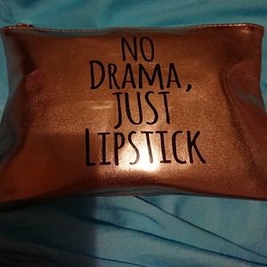 Brand new metallic gold makeup bag